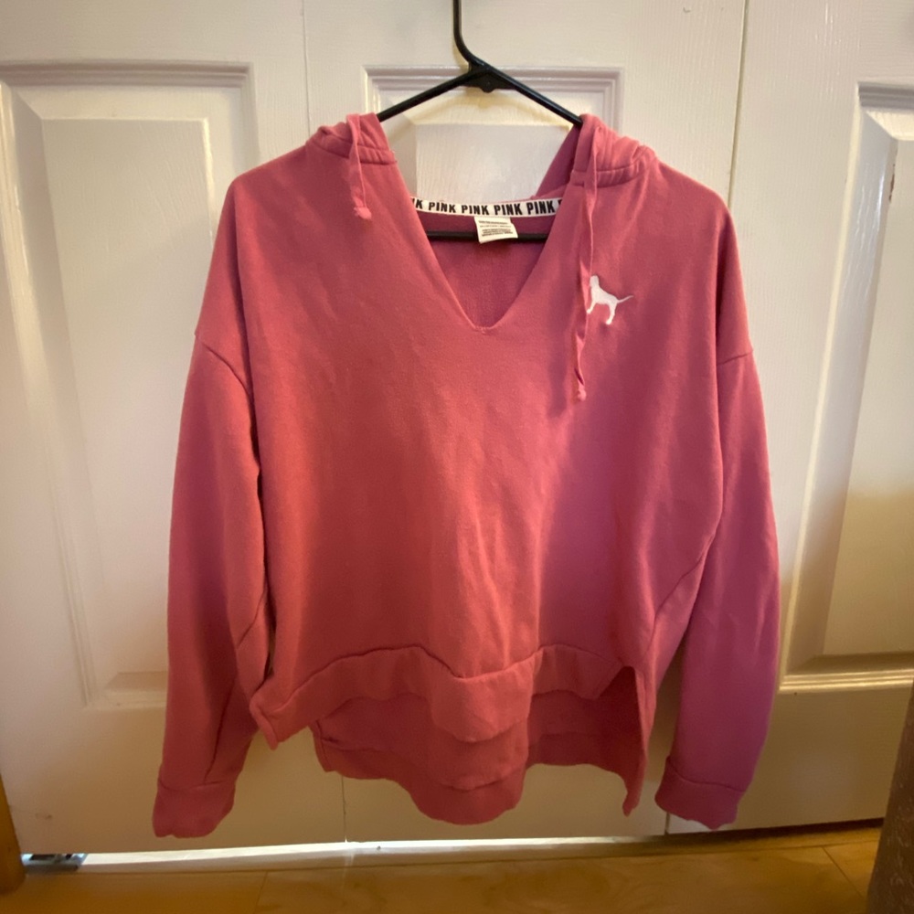 super cute PINK cropped hoodie
